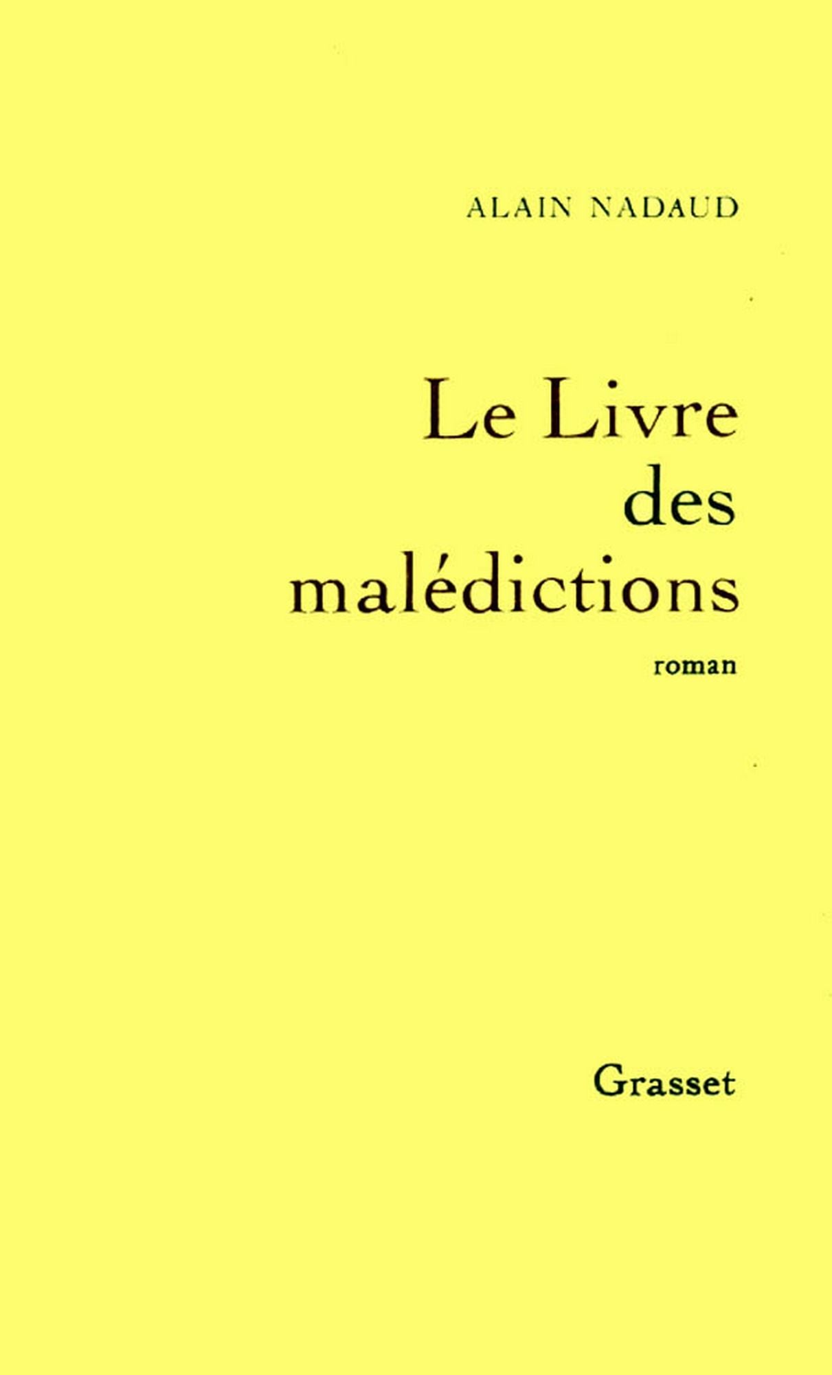 Le livre des Malédictions