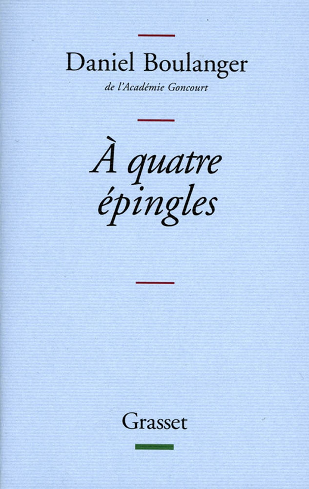A quatre épingles