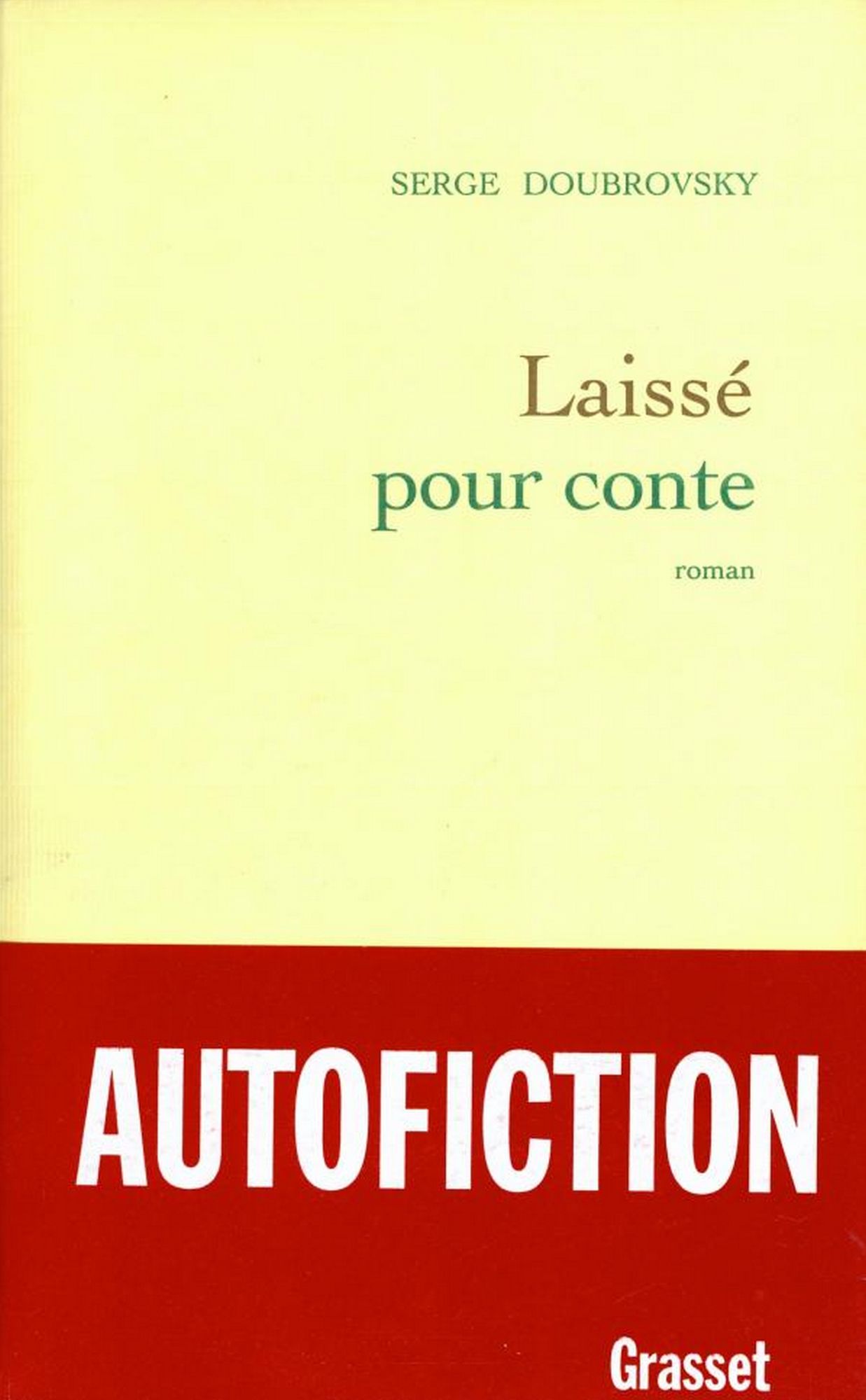 Laissé pour conte