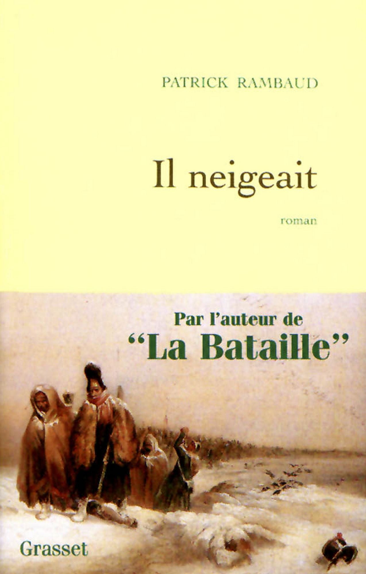 Il neigeait