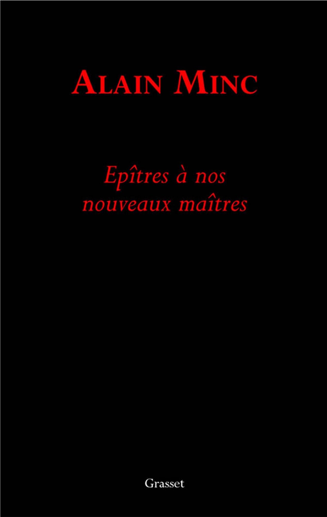 Epitre à nos nouveaux maîtres