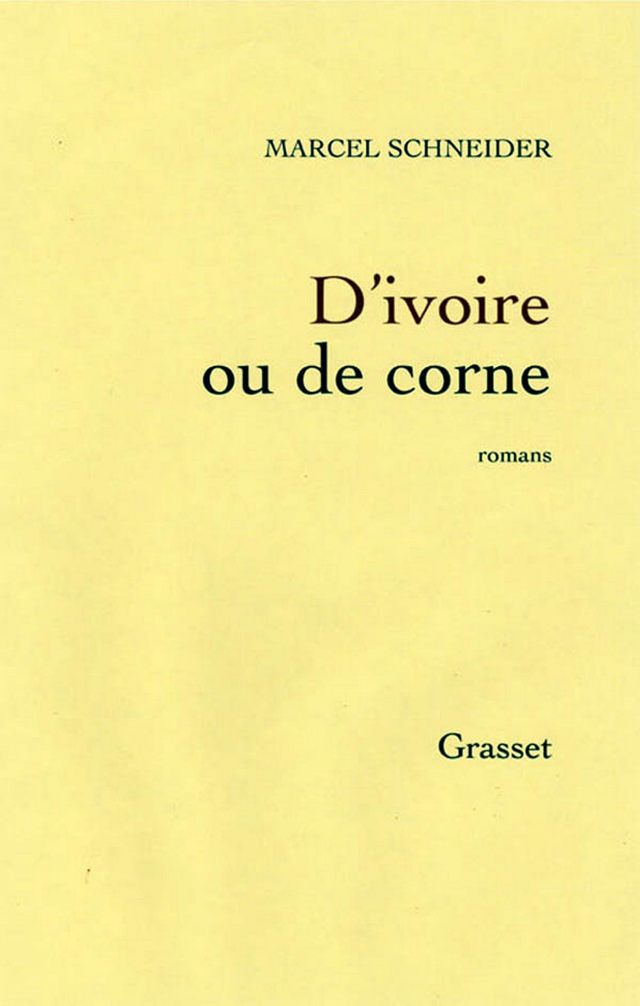 D'ivoire ou de corne: Les portes du rêve