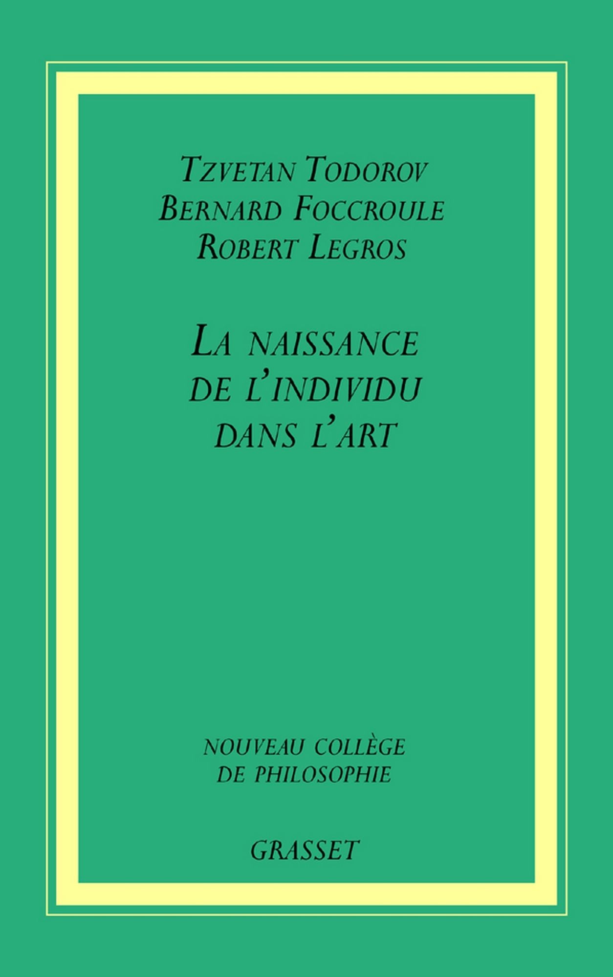La naissance de l'individu dans l'art