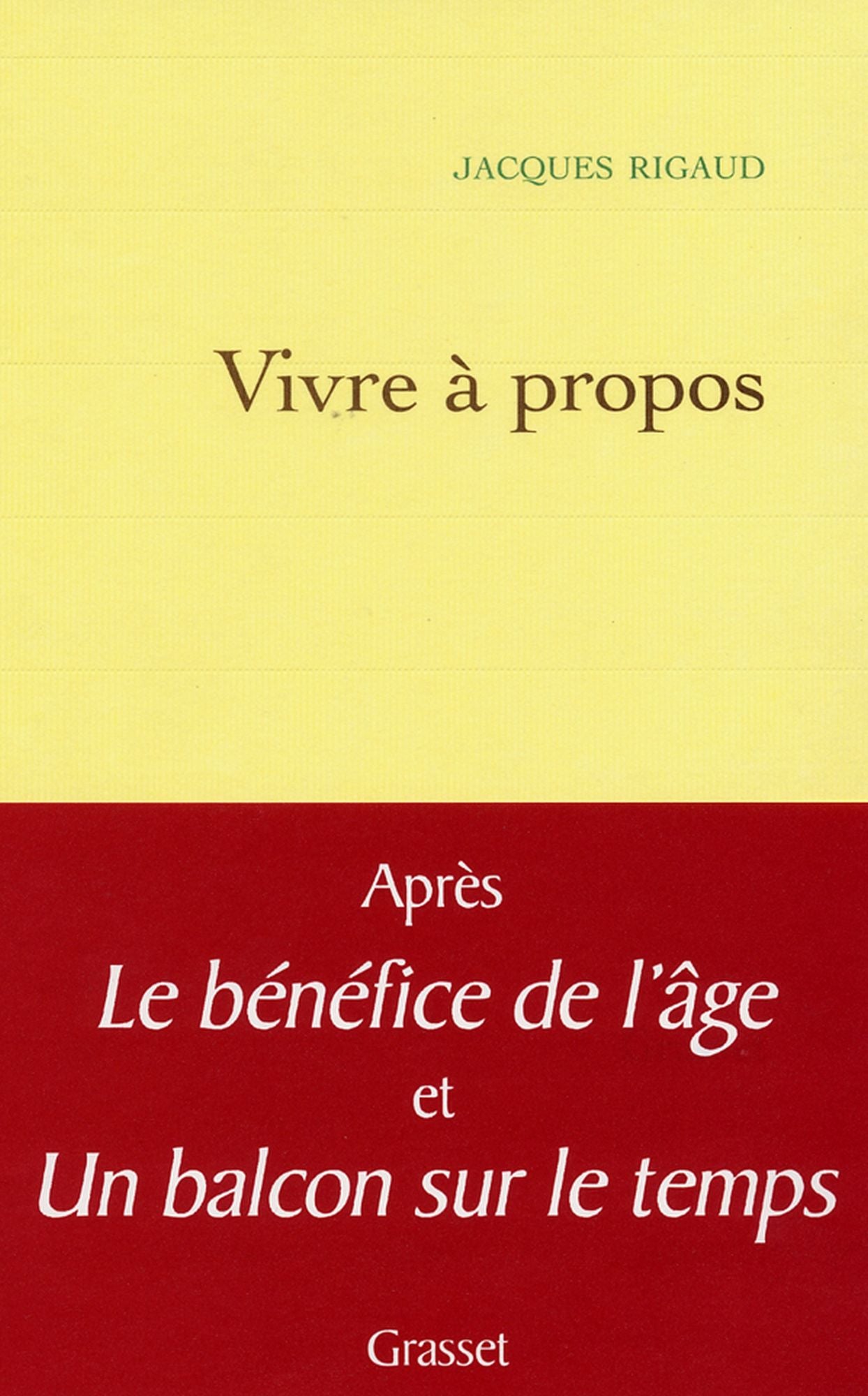 Vivre à propos