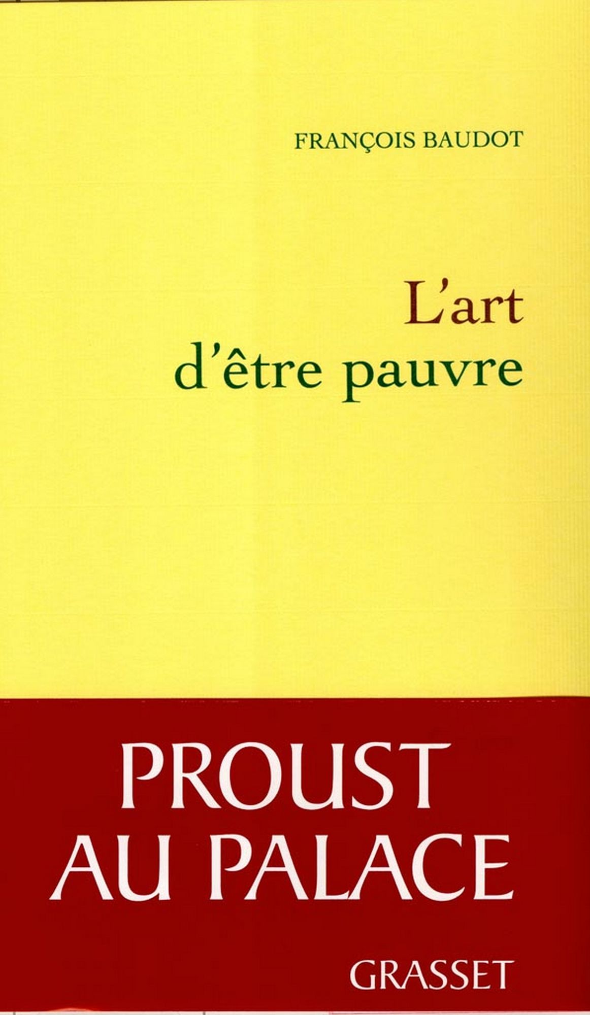 L'art d'être pauvre