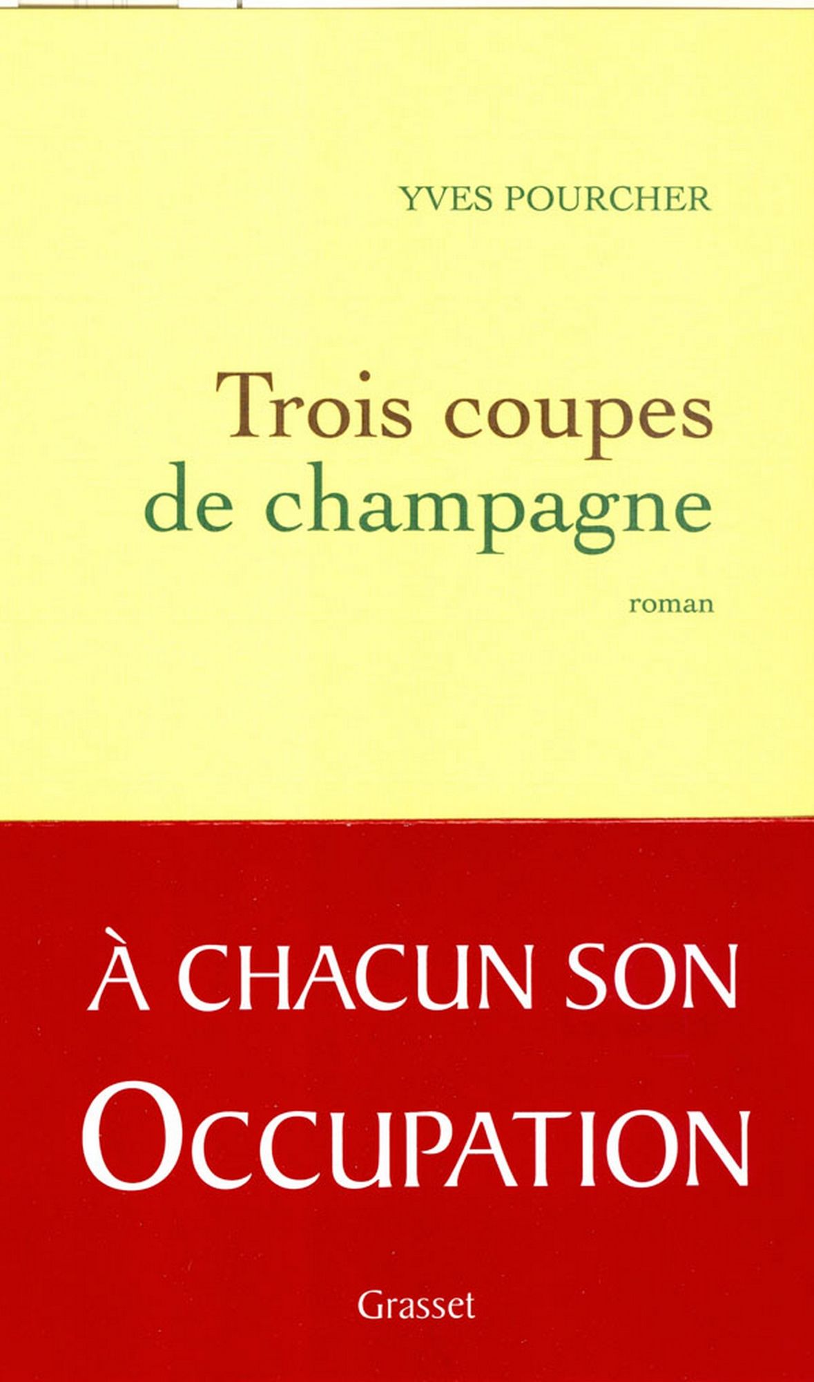 Trois coupes de champagne