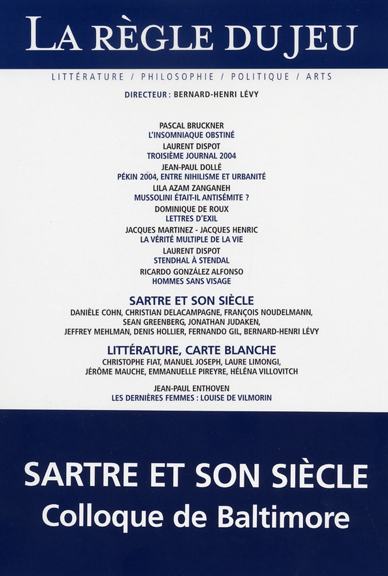 La règle du jeu Nº27
