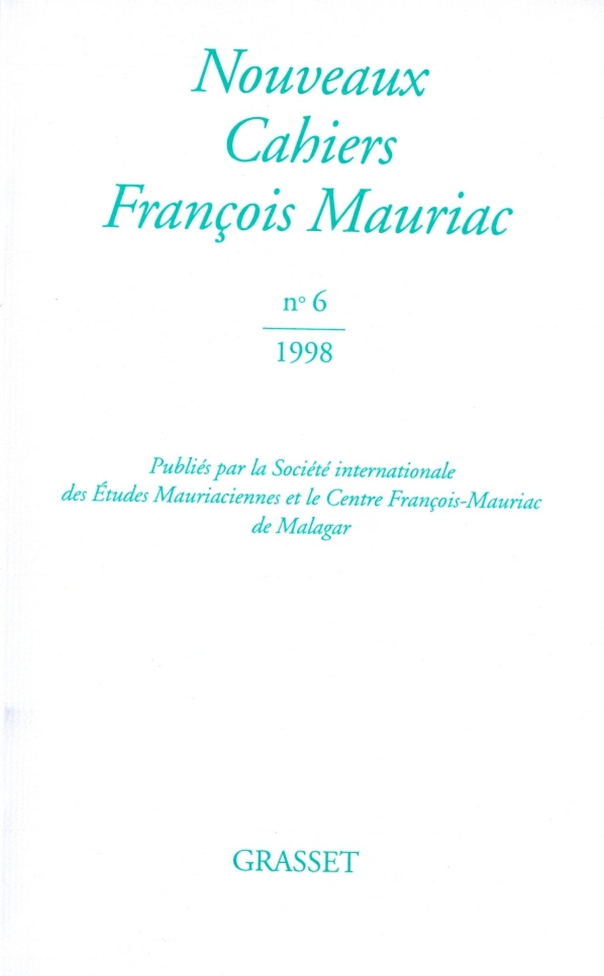 Nouveaux cahiers François Mauriac nº06