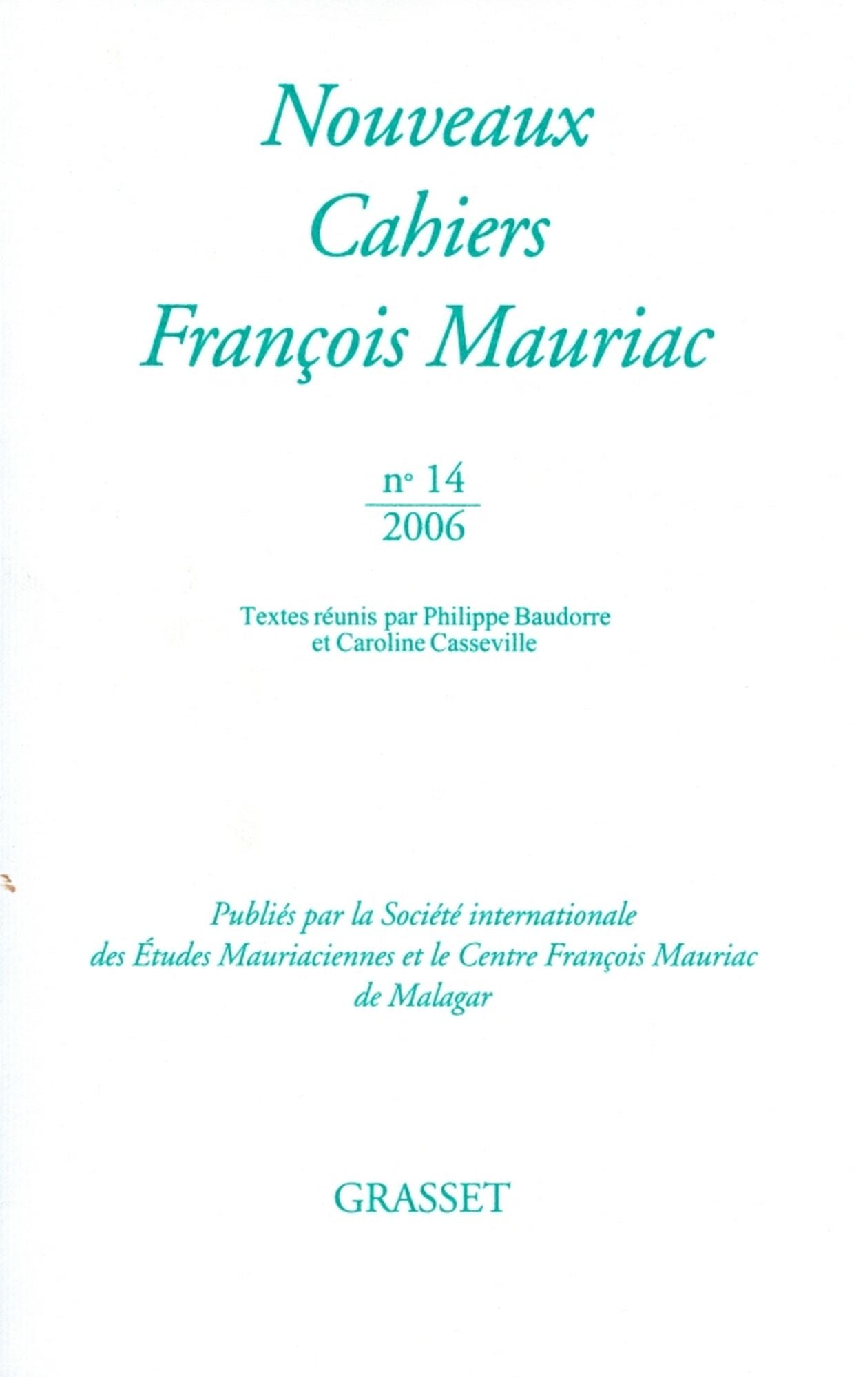 Nouveaux cahiers François Mauriac nº14