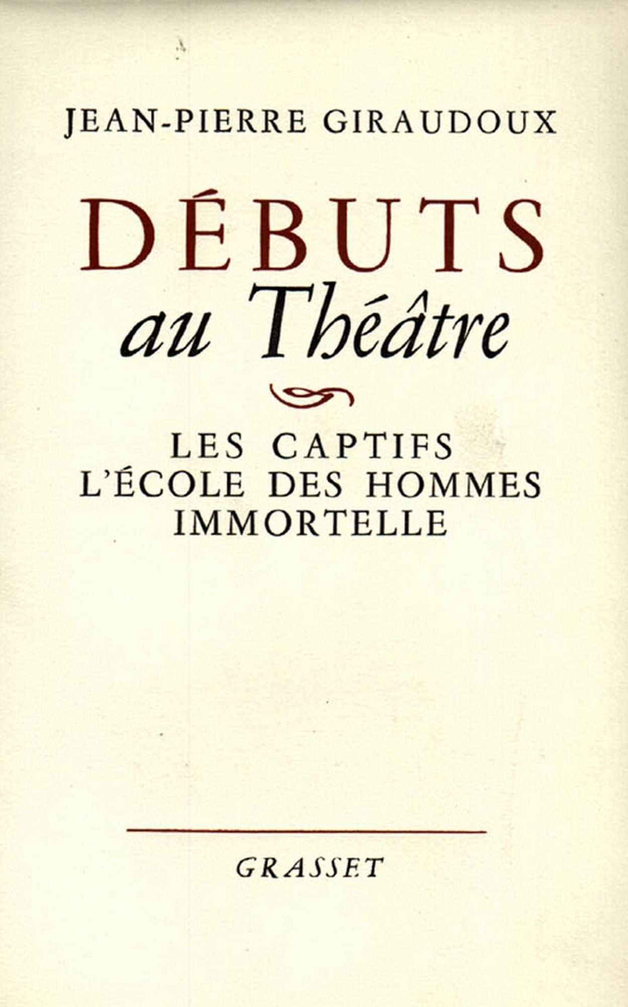 Débuts au théâtre
