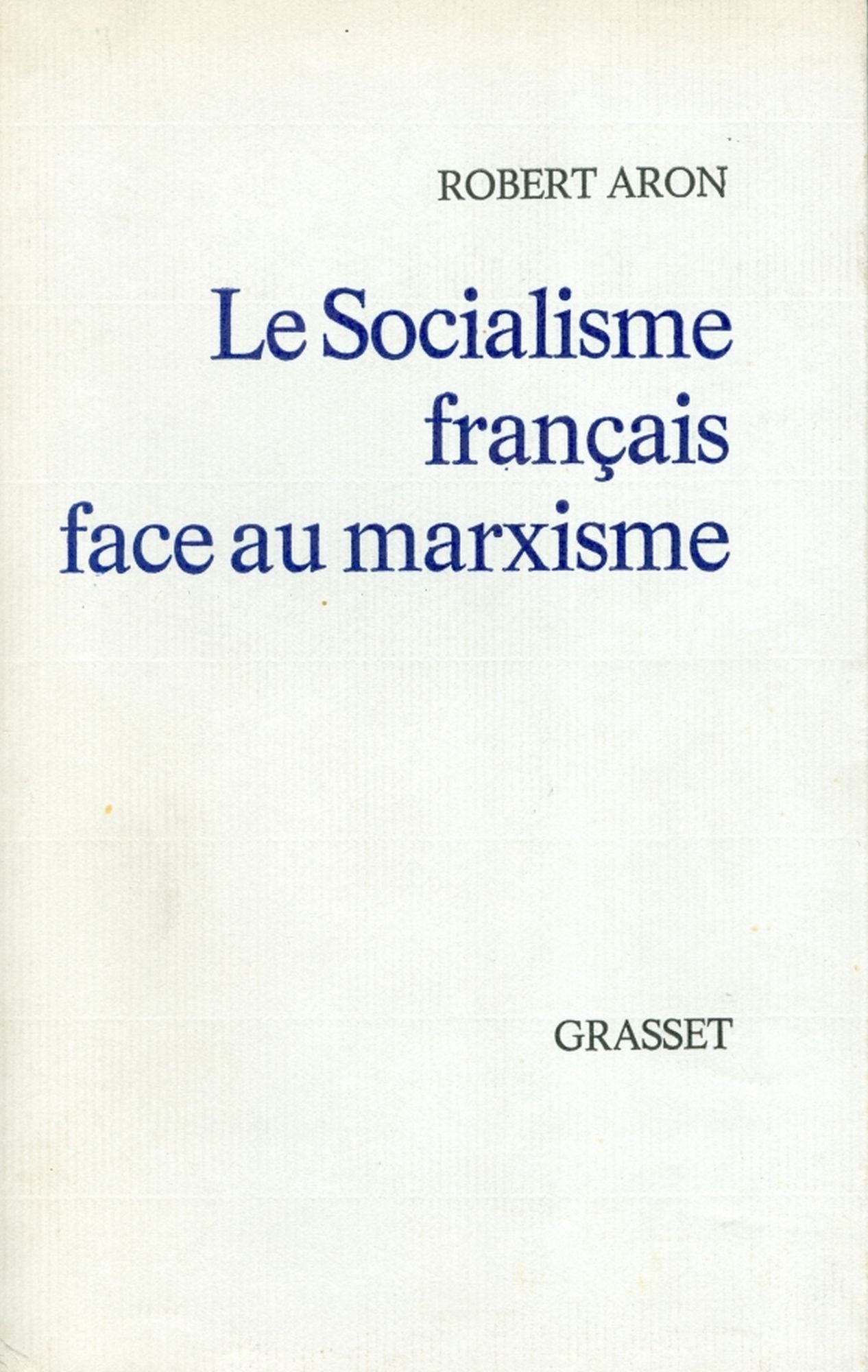 Le socialisme français face au marxisme