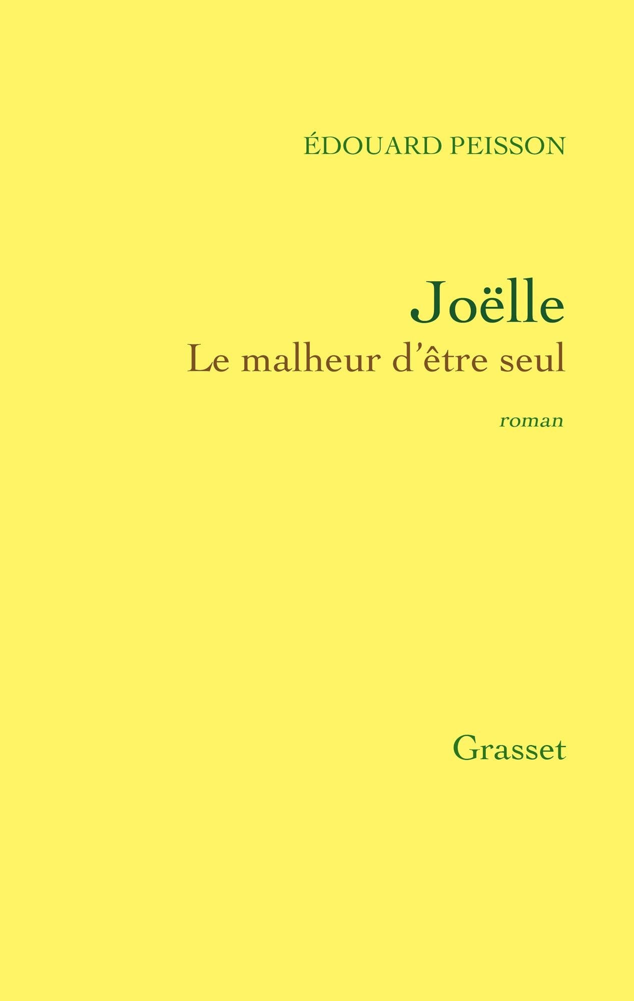 Joëlle: Le malheur d'être seul
