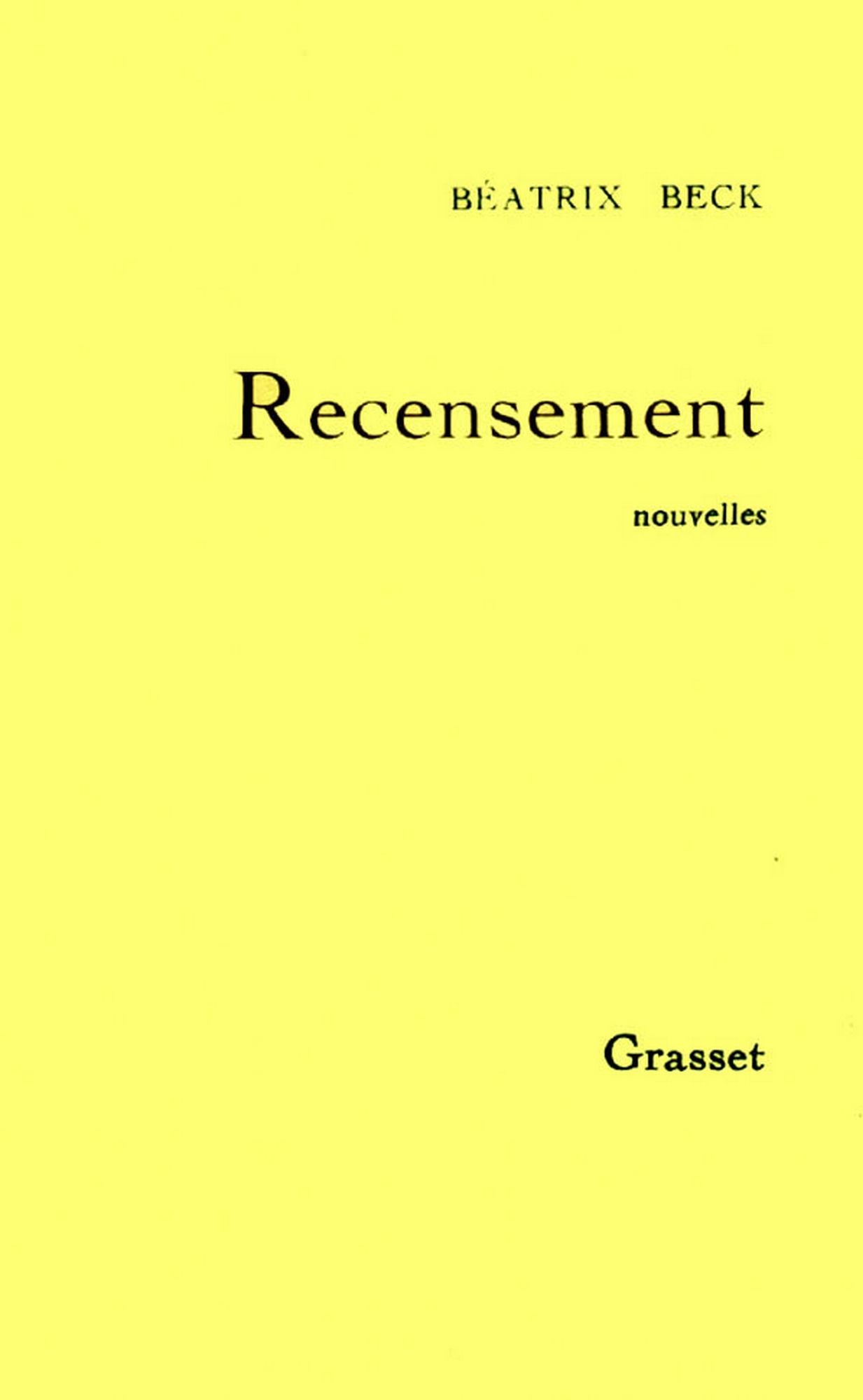 Recensement: nouvelles