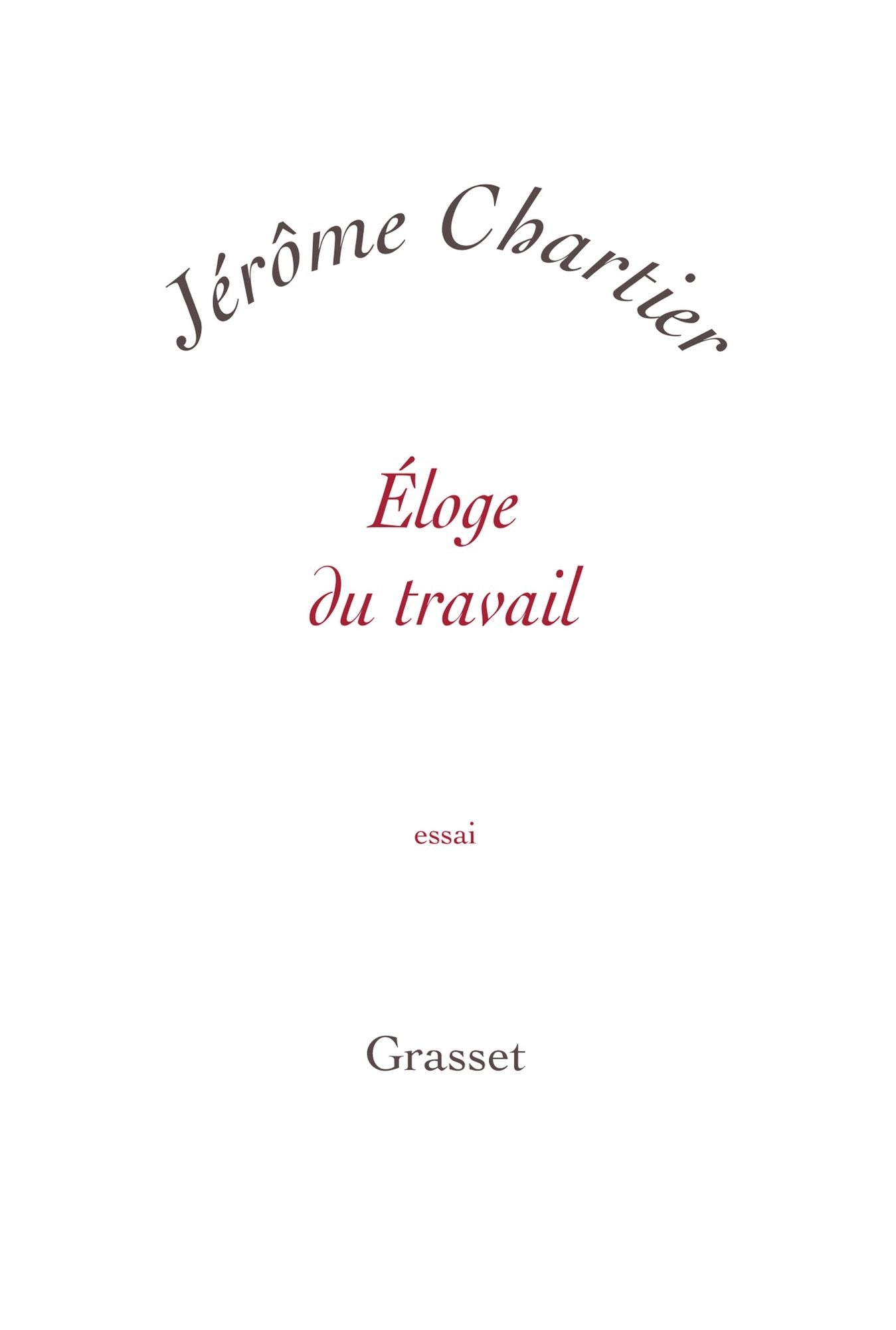 Eloge du travail: Petite collection blanche