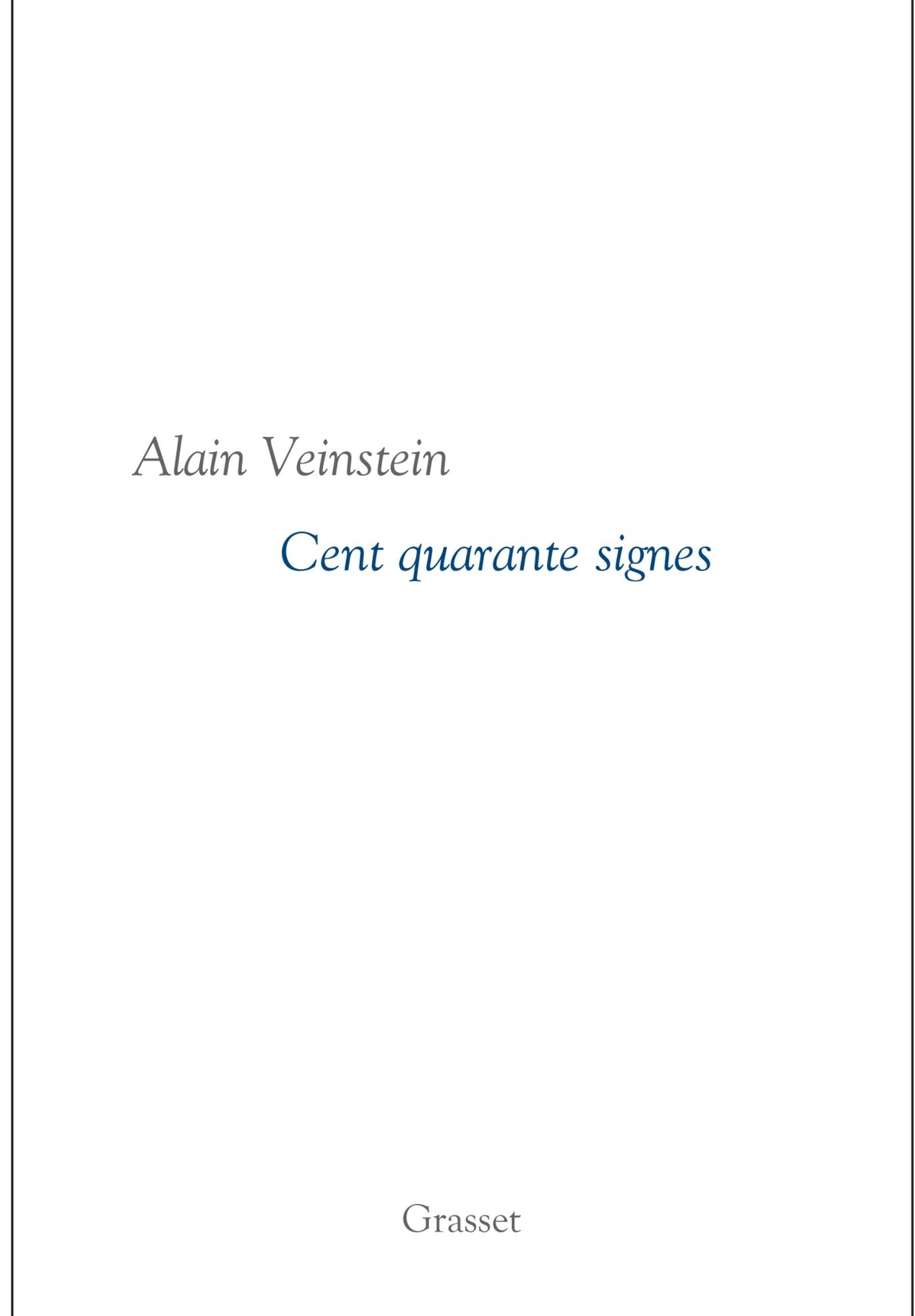 Cent quarante signes: Collection littéraire dirigée par Martine Saada