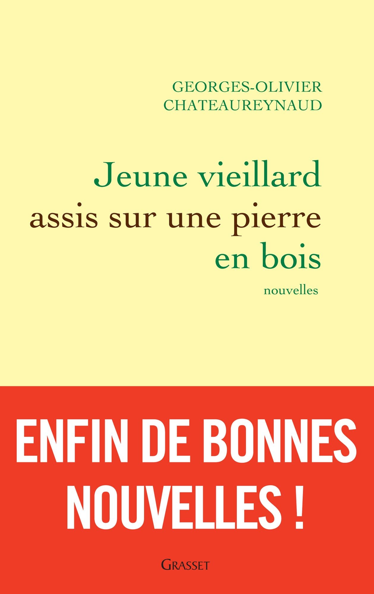 Jeune vieillard assis sur une pierre en bois: Nouvelles