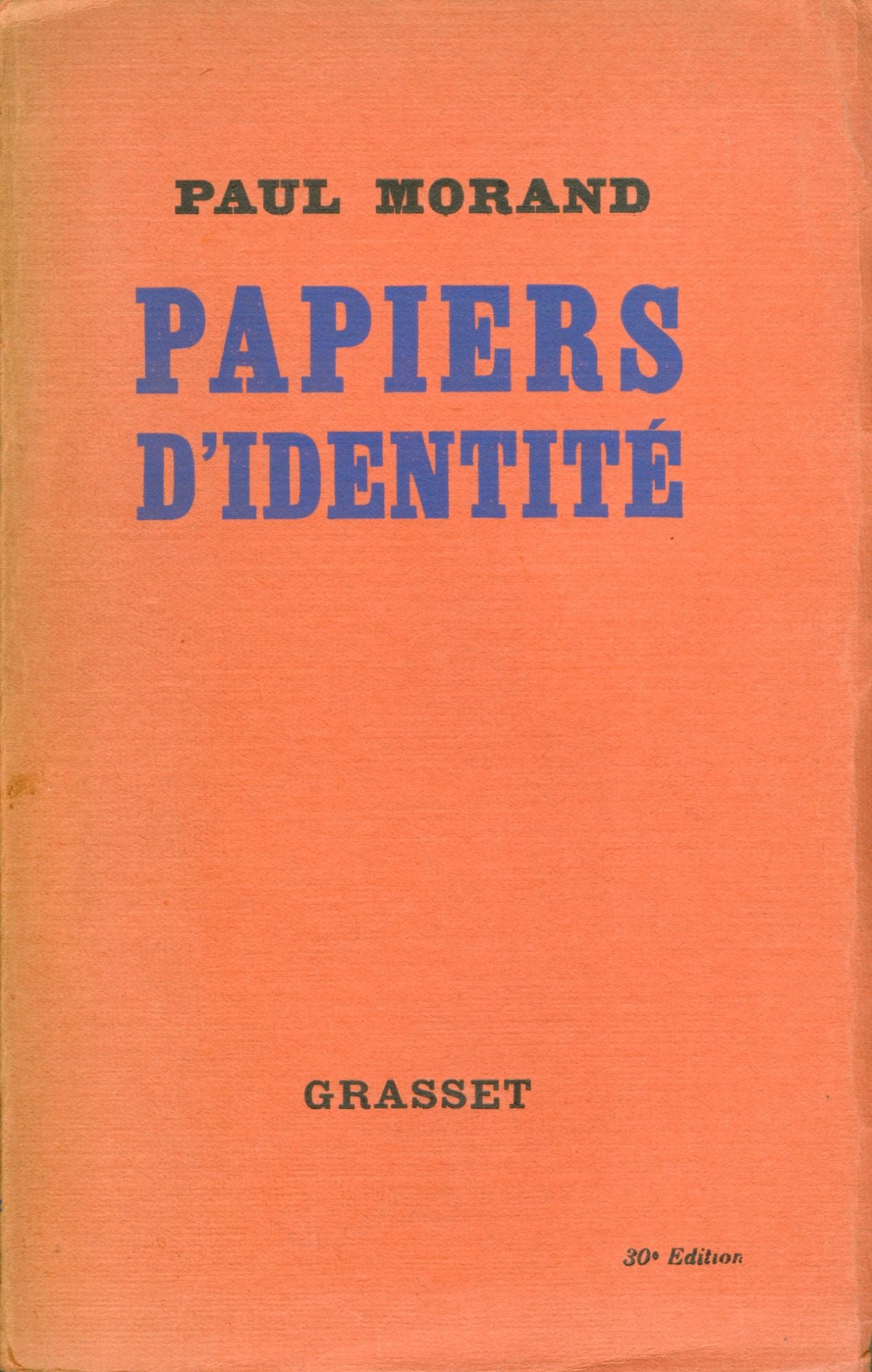 Papiers d'identité