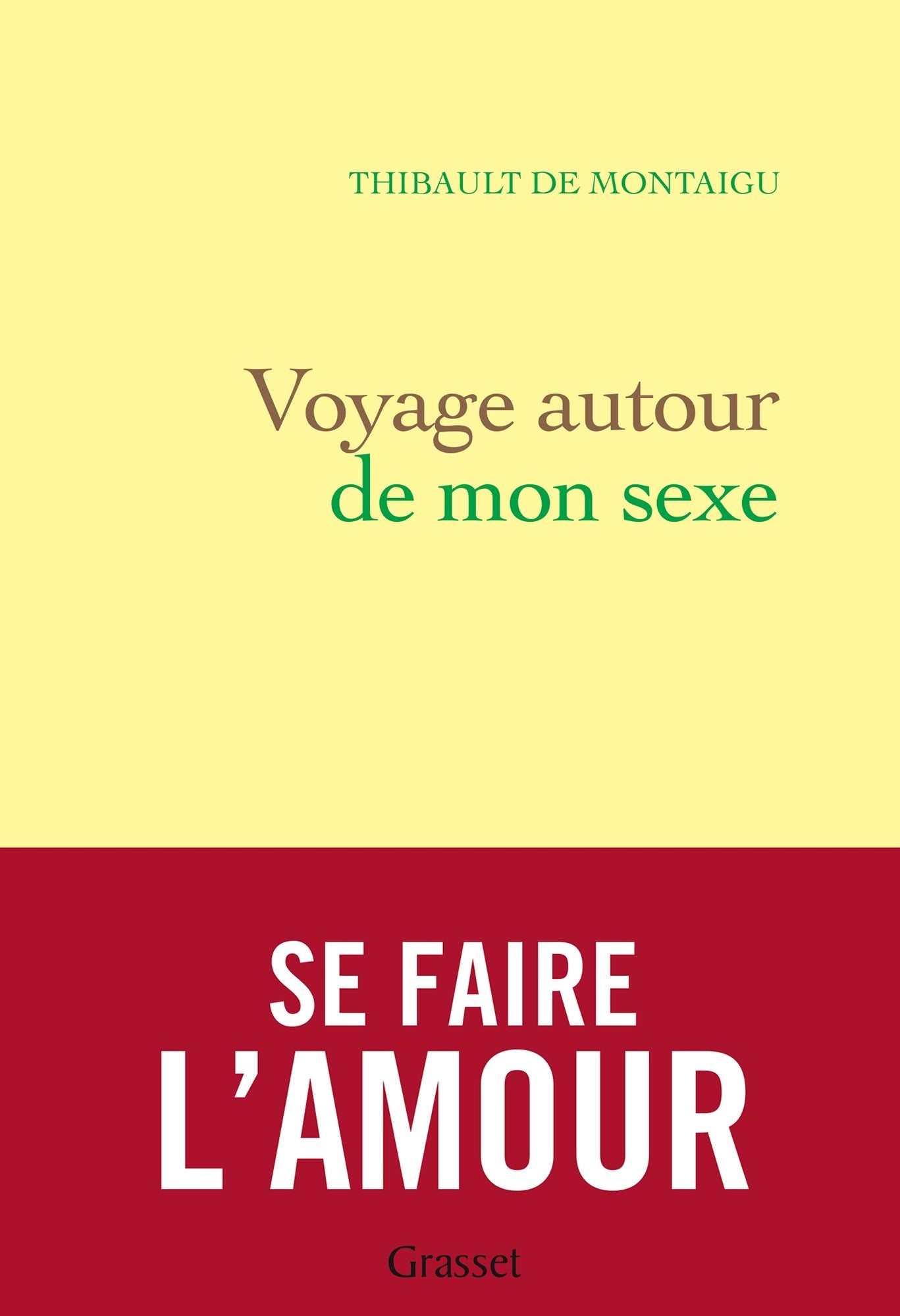 Voyage autour de mon sexe: essai