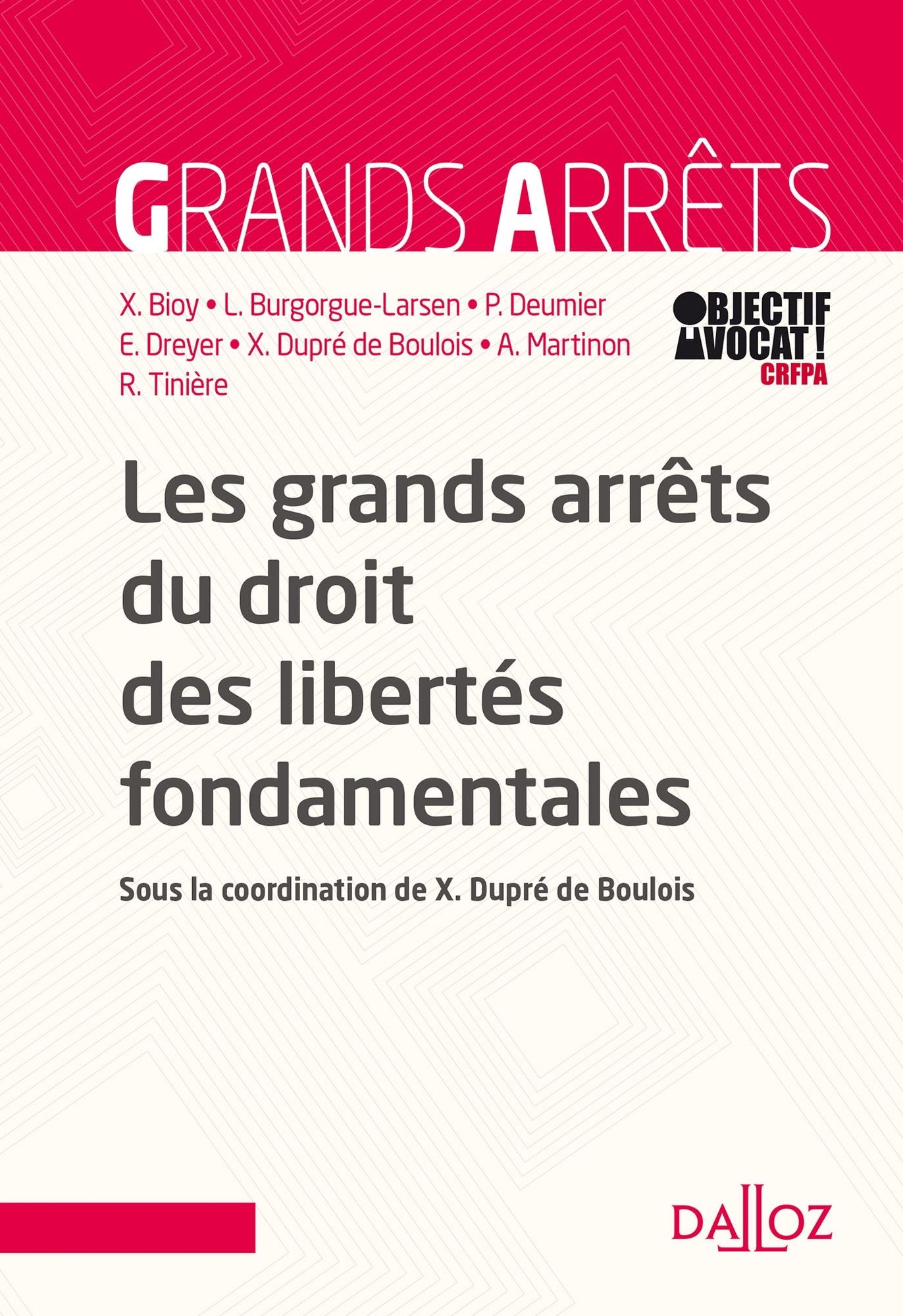 Les grands arrêts du droit des libertés fondamentales