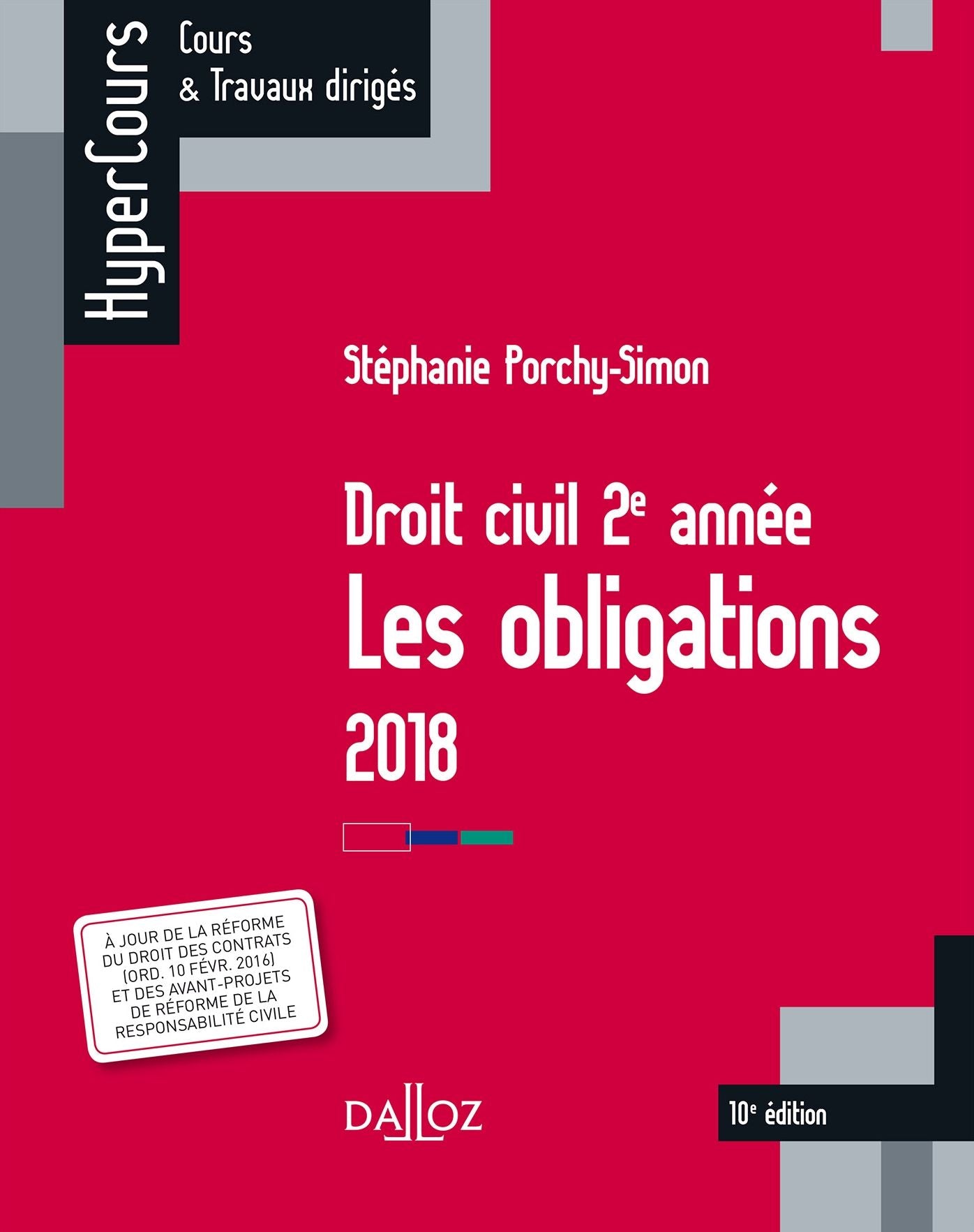 Droit civil 2e année, les obligations