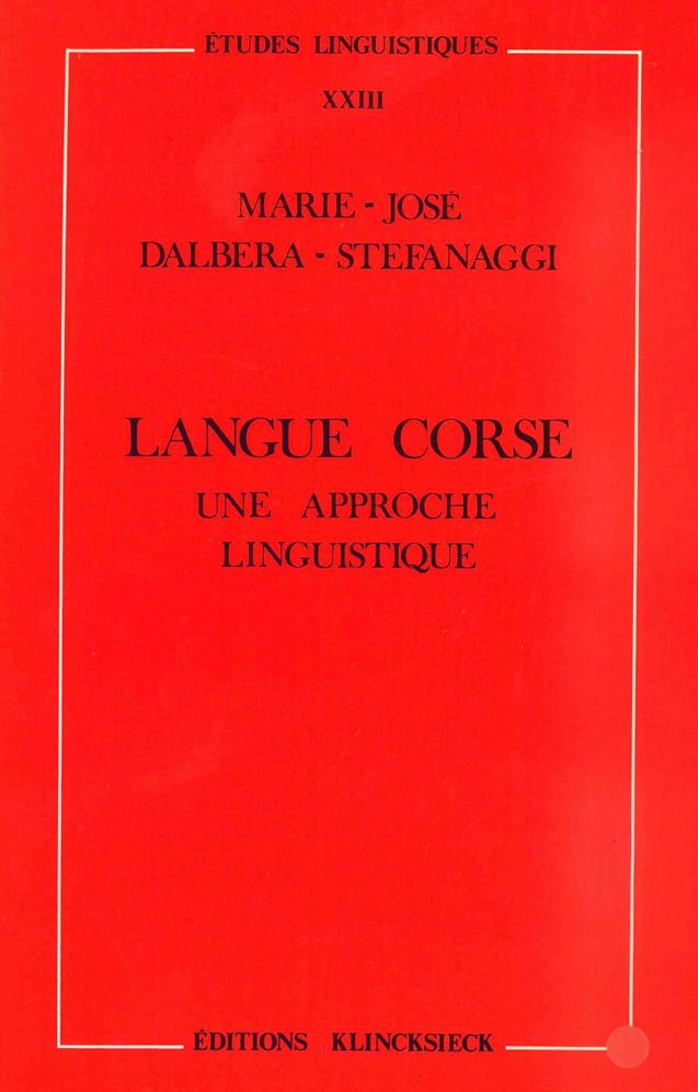 Langue corse, une approche linguistique