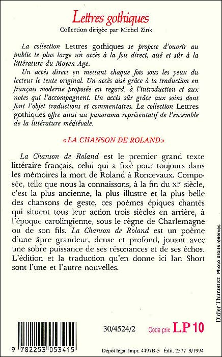La Chanson de Roland