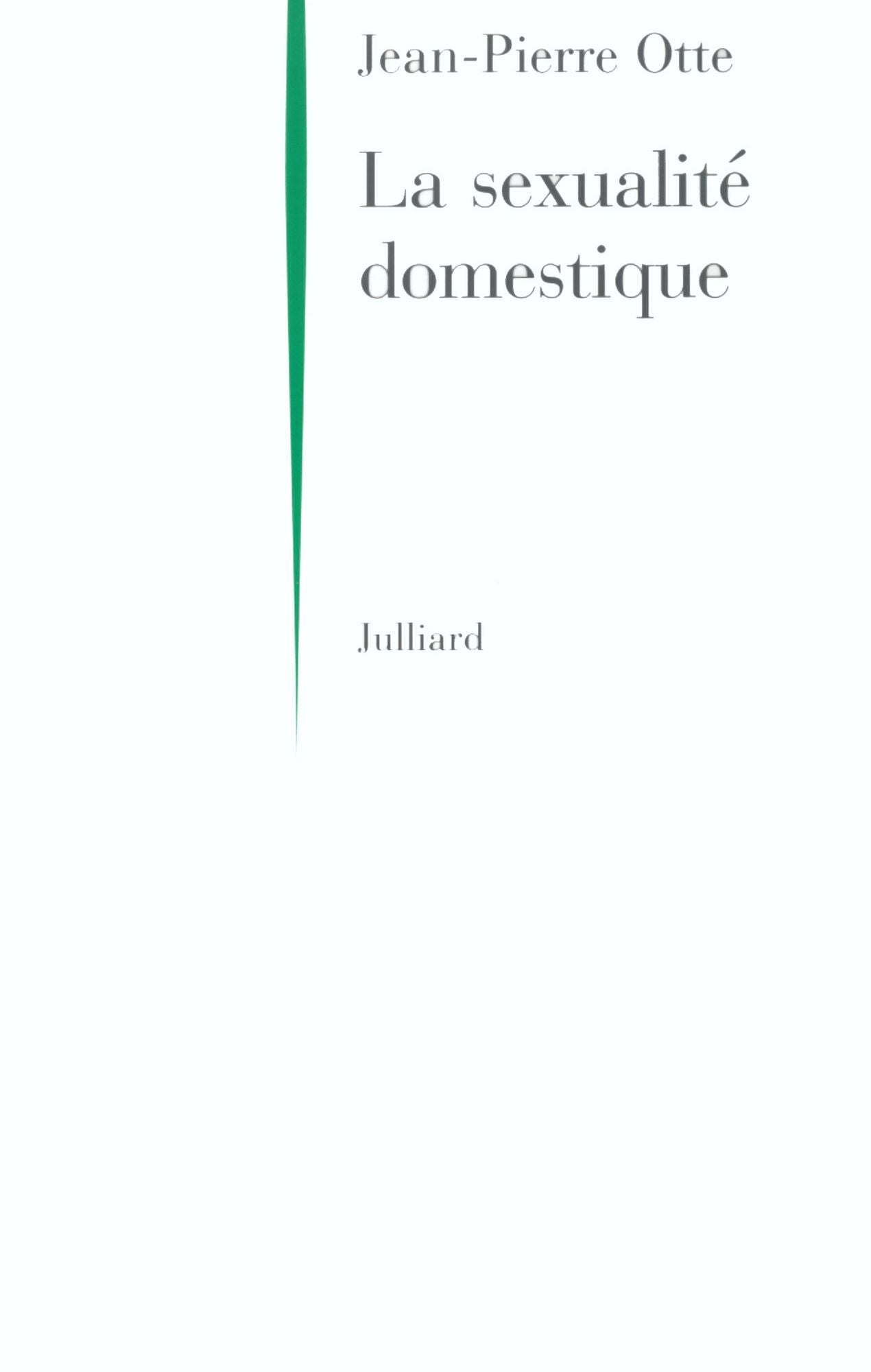 La sexualité domestique