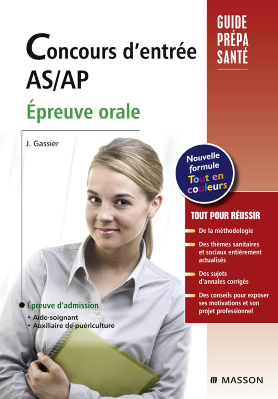 Concours d'entrée AS/AP. Épreuve orale