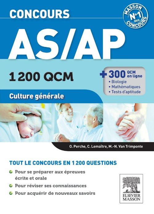 Concours AS/AP 1 200 QCM Culture générale: Concours AS/AP
