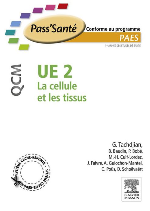 UE 2 - La cellule et les tissus - QCM