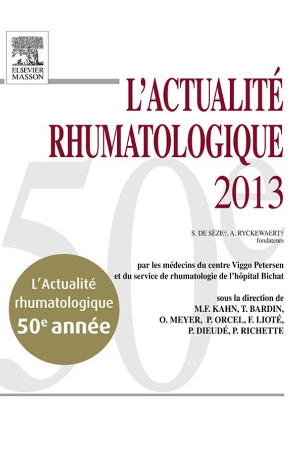 L'actualité rhumatologique 2013