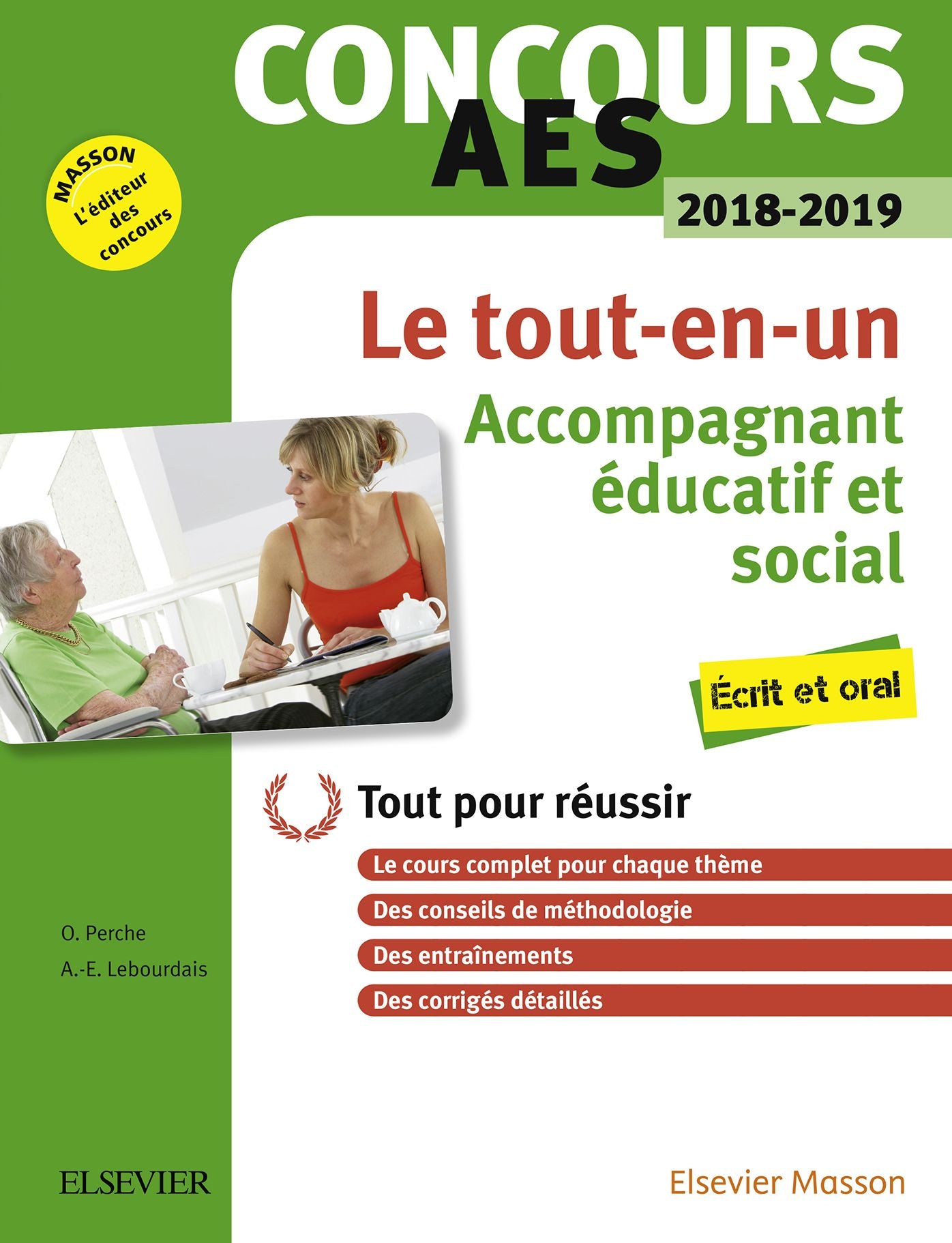 Concours AES 2018-2019 Le Tout en un: Accompagnant éducatif et social - Écrit et oral - Tout pour réussir
