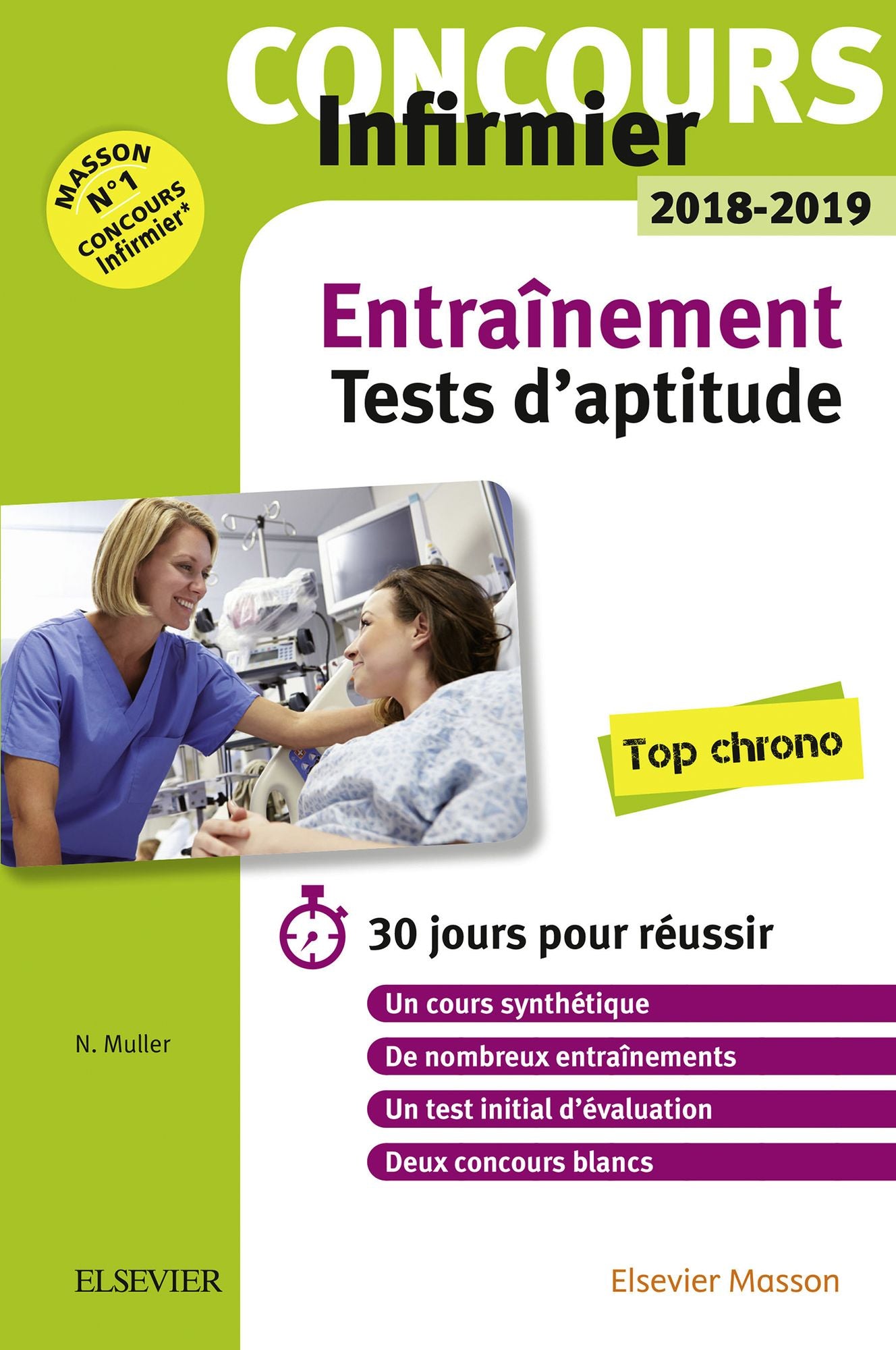 Concours Infirmier 2018-2019 Tests d'aptitude Entraînement: 30 jours pour réussir