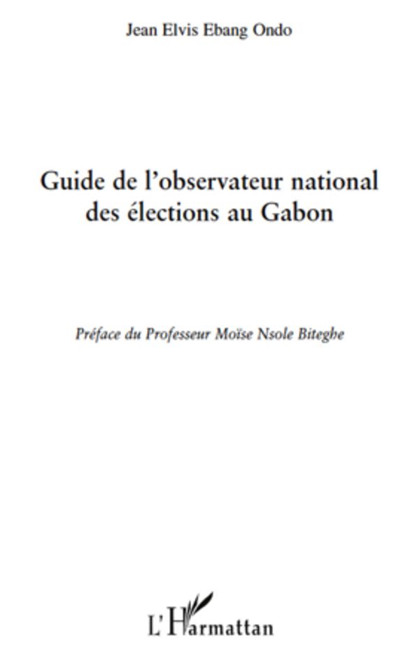 Guide de l'observatoire national des élections au Gabon