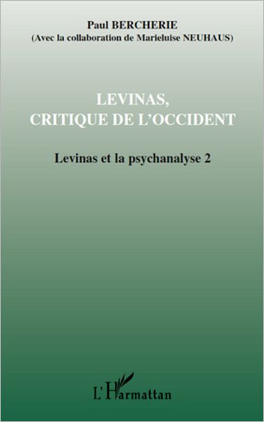 Lévinas, critique de l'Occident