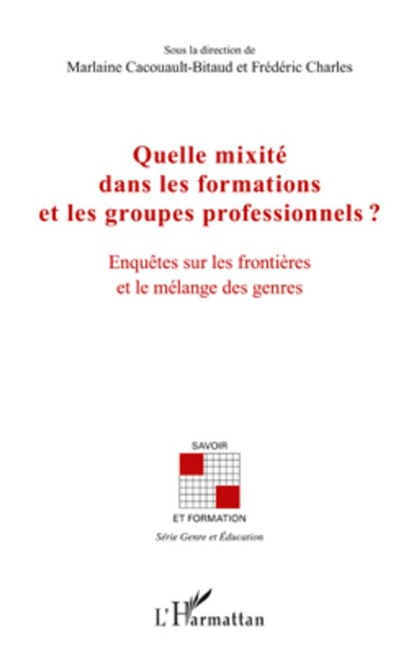 Quelle mixité dans les formations et les groupes professionnels ?: Enquêtes sur les frontières et le mélnage des genres