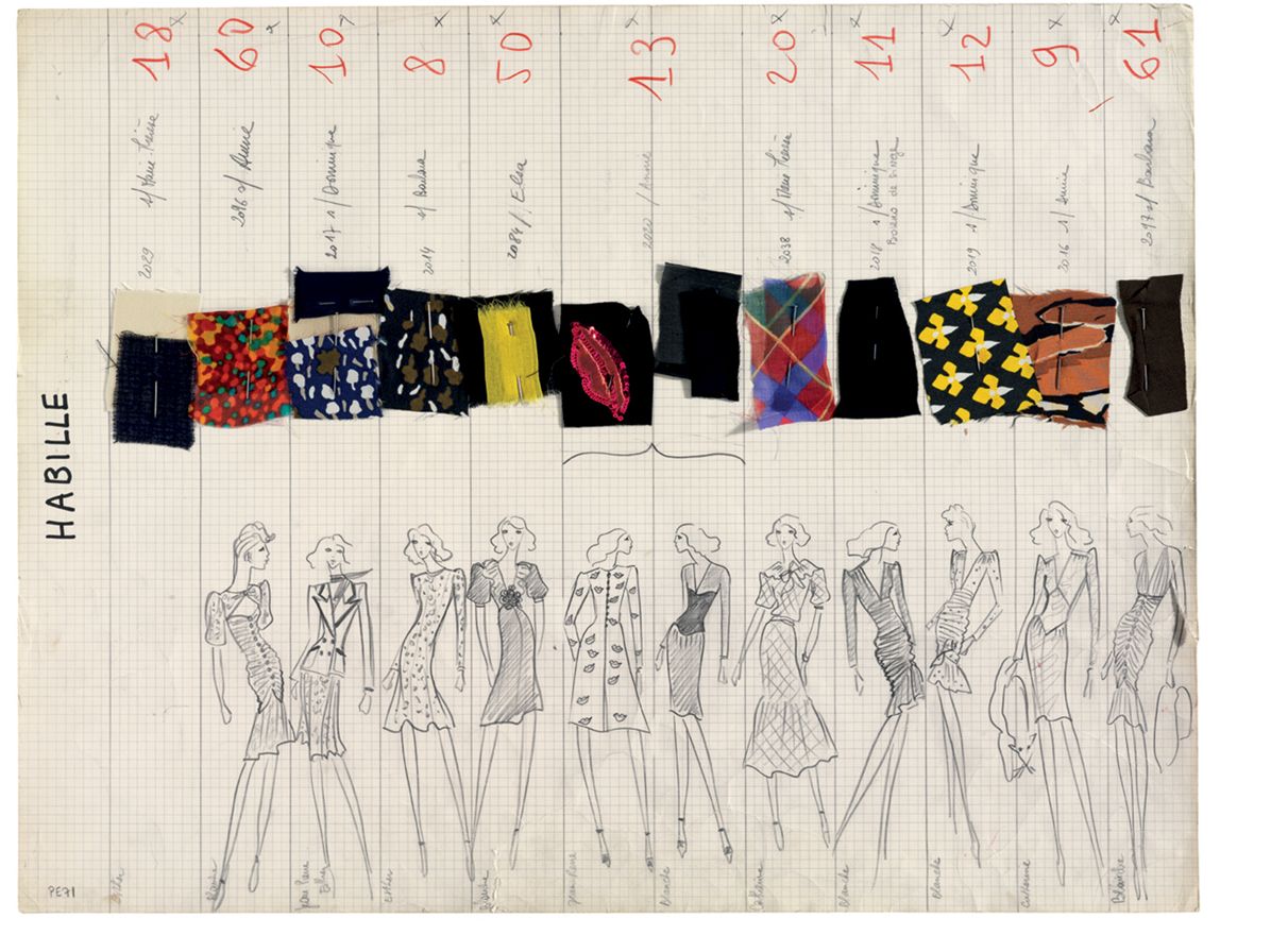 Yves Saint Laurent's Studio: Mirror and Secrets