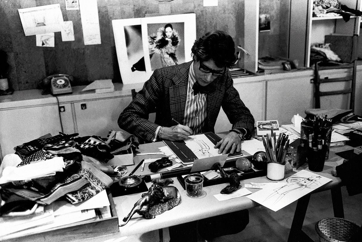 Yves Saint Laurent's Studio: Mirror and Secrets