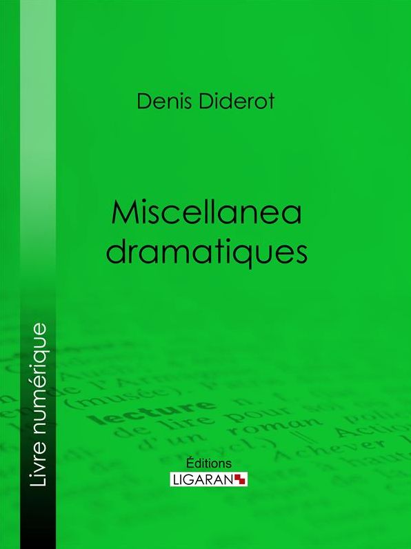 Miscellanea dramatiques