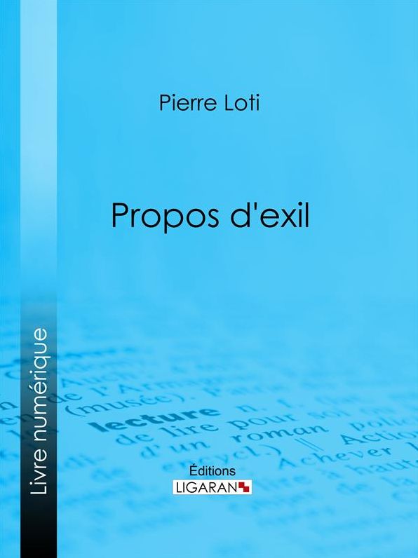 Propos d'exil