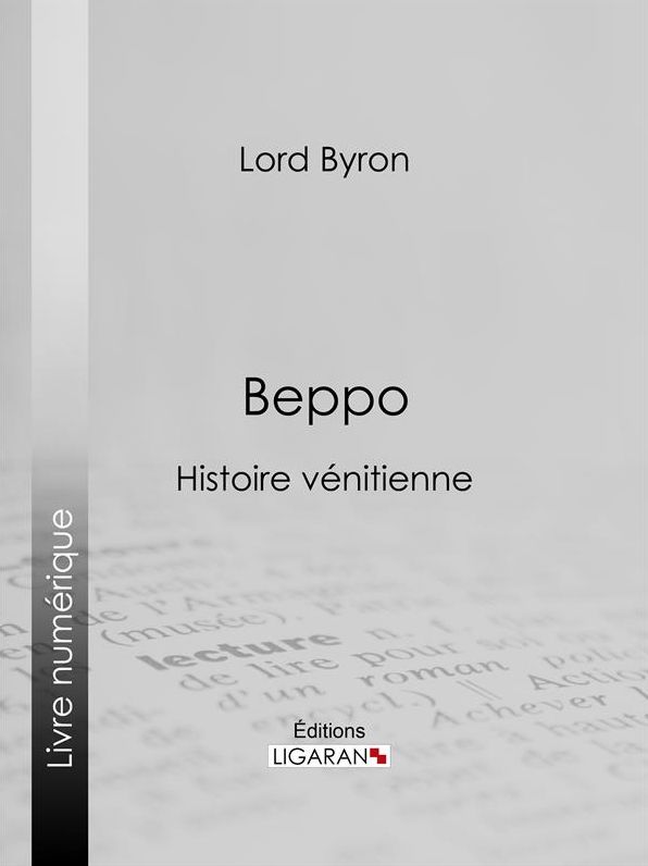 Beppo: Histoire vénitienne