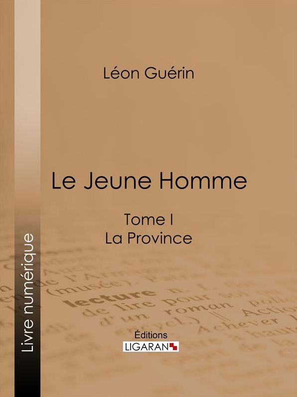 Le Jeune Homme: Tome I - La Province