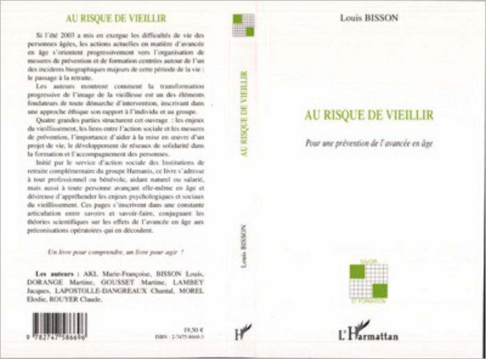 Au risque de vieillir: Pour une prévention de l'avancée en âge