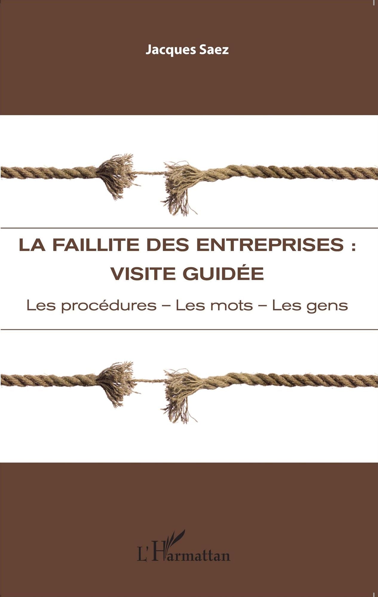 La faillite des entreprises : visite guidée: Les procédures - Les mots - Les gens