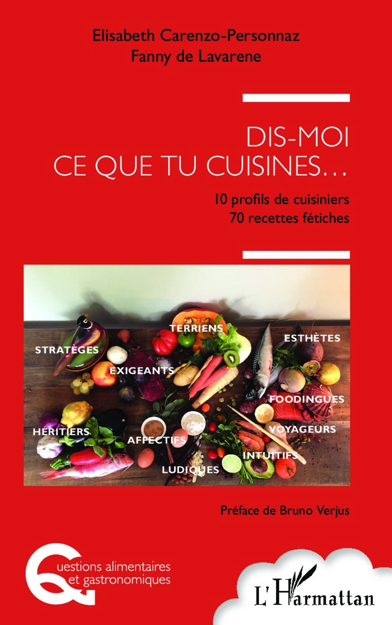 Dis moi ce que tu cuisines...: 10 profils de cuisiniers - 70 recettes fétiches