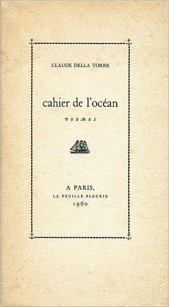 Cahier de l'oc&eacute;an