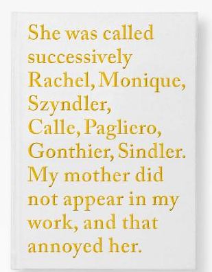 Sophie Calle: Rachel Monique