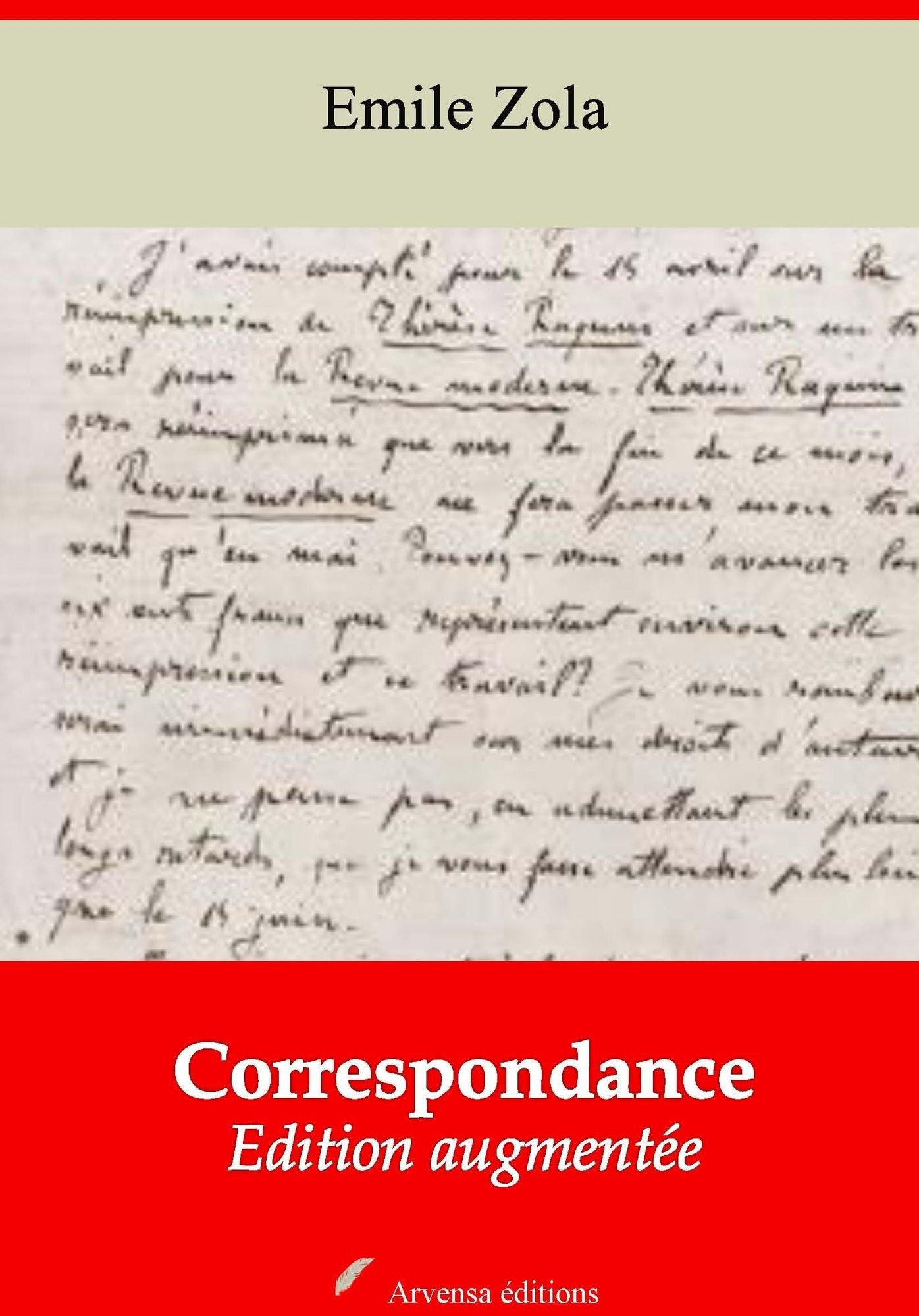 Correspondance: Nouvelle édition augmentée - Arvensa Editions