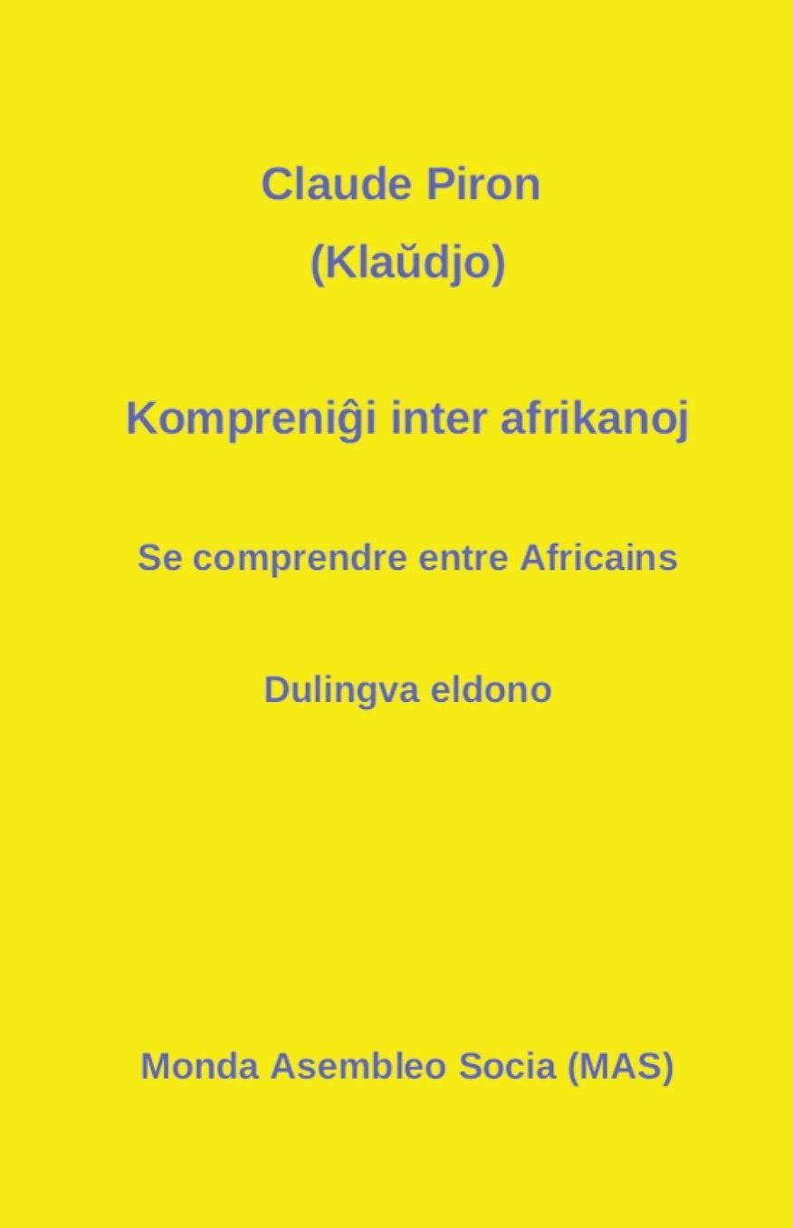 Kompreni: Se comprendre entre Africains - Dulingva eldono