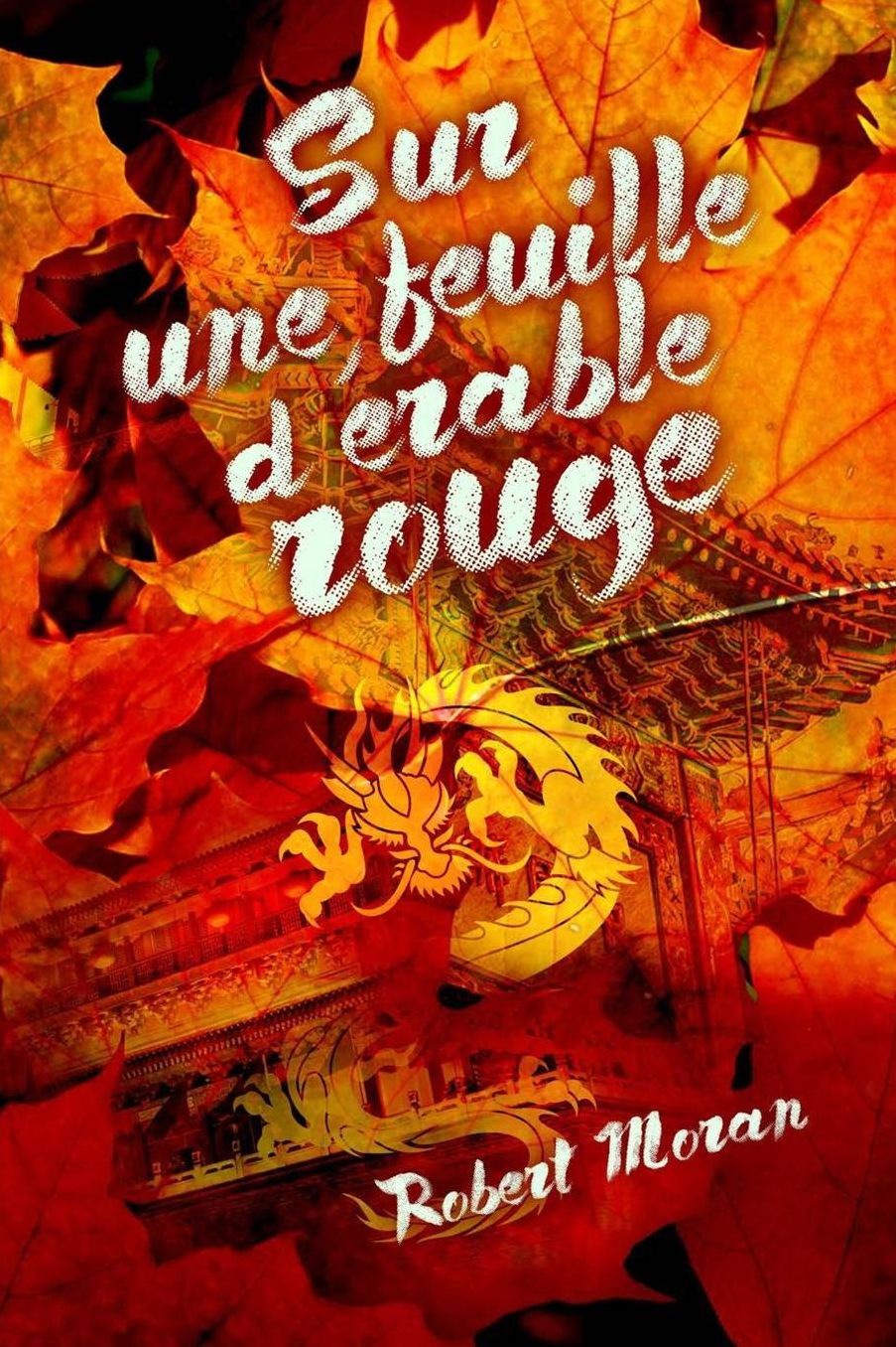 Sur une feuille d'érable rouge